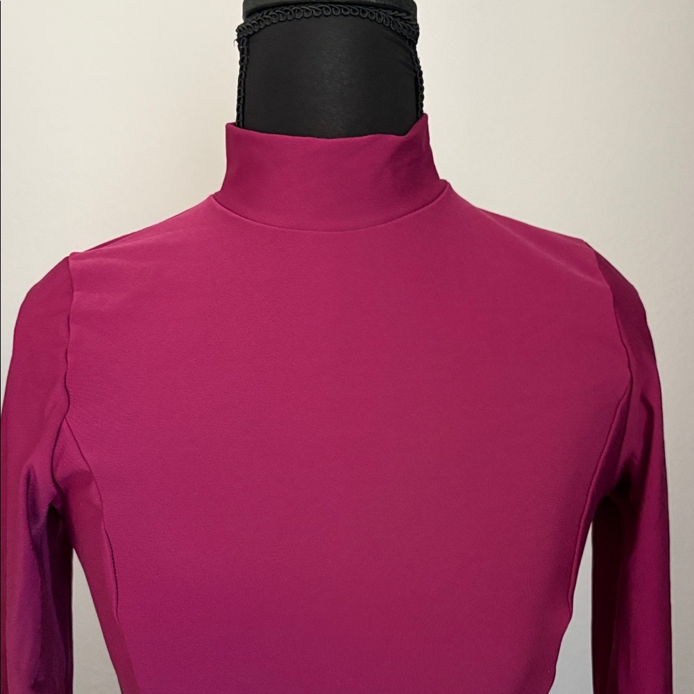Blackmilk warm long sleeve cheerleader dress berry - Picture 3 of 3